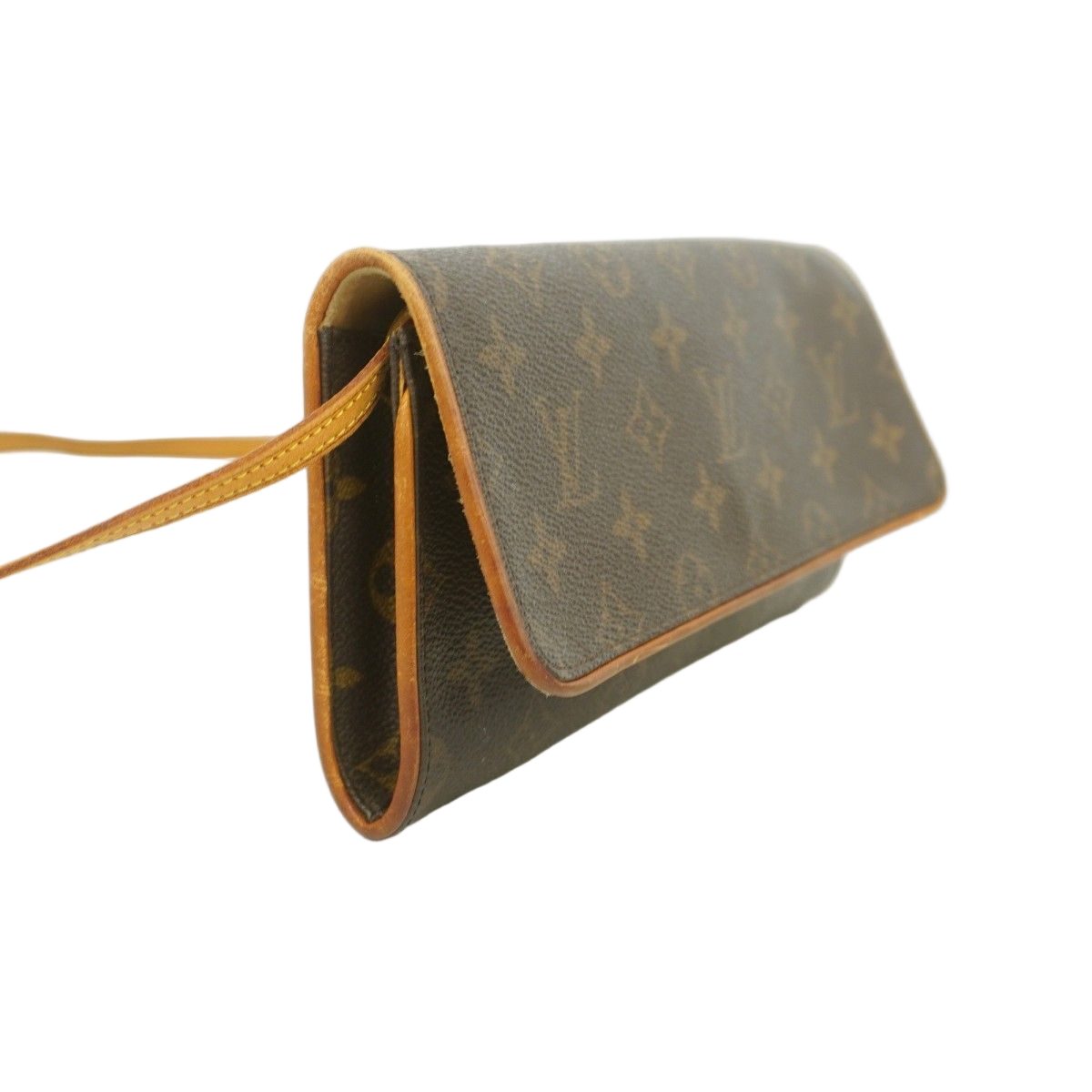 Louis Vuitton Shoulder Bag Monogram Pochette Twin GM Brown — view 2