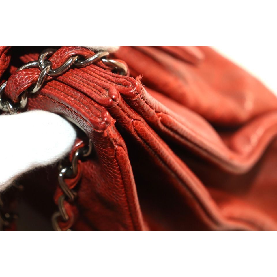 Chanel Caviar Leather Quilted Chain Shoulder Bag — view 8