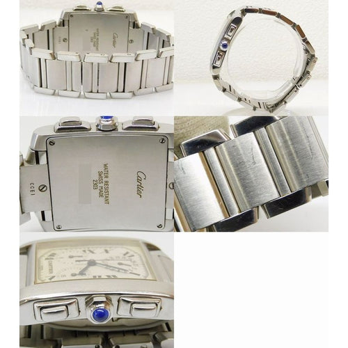 Cartier Q3 Tank Francaise XL Chrono Reflex Perpetual Calendar Quartz — view 2