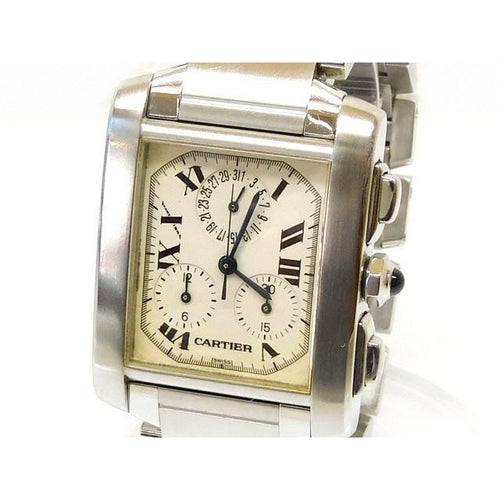 Cartier Q3 Tank Francaise XL Chrono Reflex Perpetual Calendar Quartz