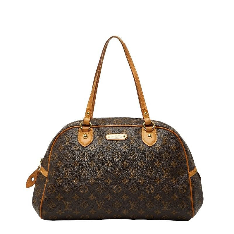 Louis Vuitton Monogram Montorgueil GM Shoulder Bag Brown