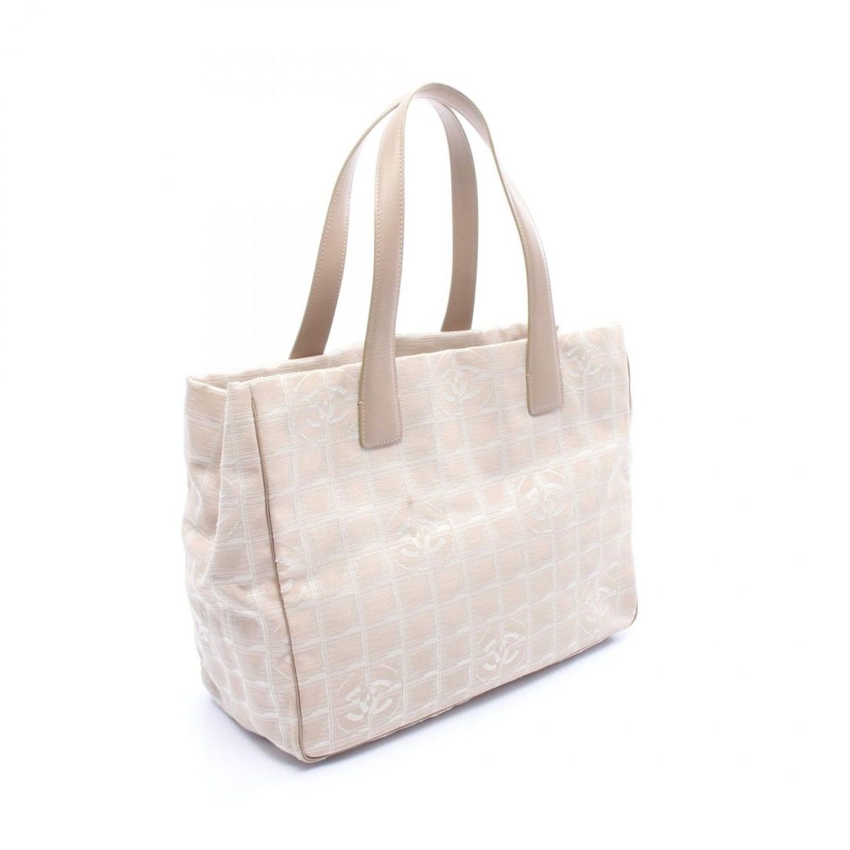 Chanel Tote New Travel Line MM Pink Beige White New MM — view 2