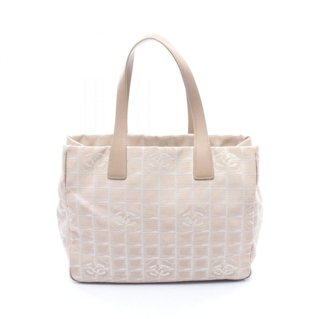 Chanel Tote New Travel Line MM Pink Beige White New MM