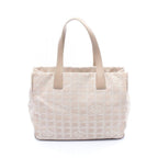 Chanel Tote New Travel Line MM Pink Beige White New MM
