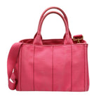 Prada 1 Bg439 Canapa Handbag Mini Tote Bag Pink — view 3