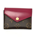 Louis Vuitton Trifold Wallet Portefeuille Zoe Monogram Canvas Brown