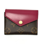 Louis Vuitton Trifold Wallet Portefeuille Zoe Monogram Canvas Brown