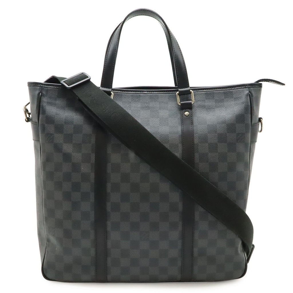 Louis Vuitton Damier Graphite Tadao Tote Business Briefcase 2-Way Black Gray