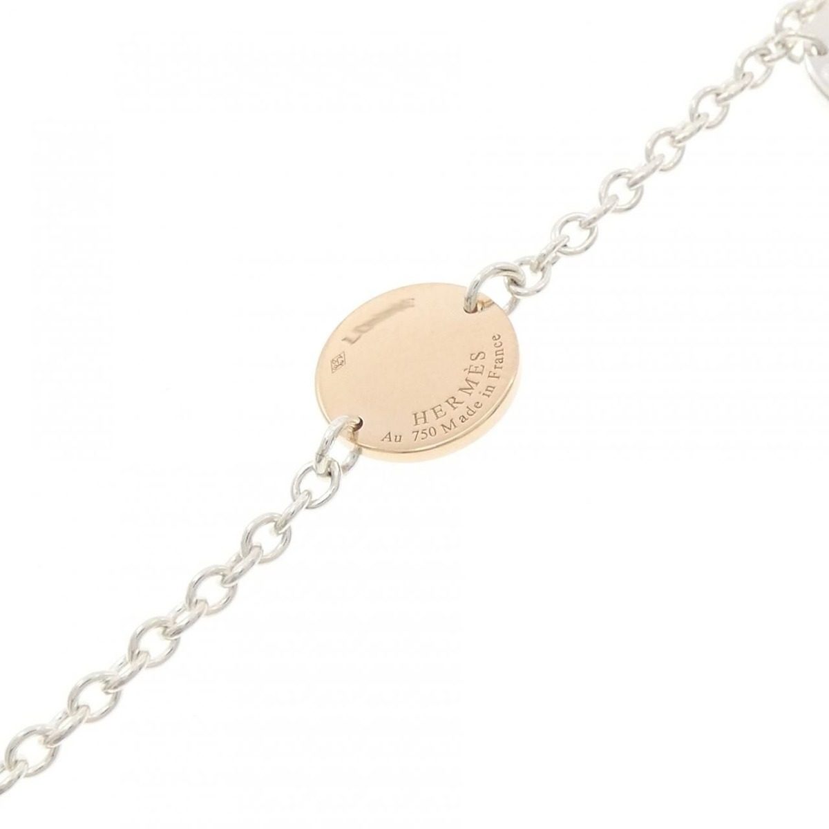 Hermes Exlibris Necklace Pink — view 6