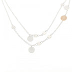 Hermes Exlibris Necklace Pink