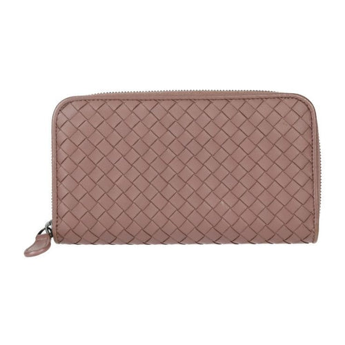 Bottega Veneta Zip Around Wallet Long Leather Dark