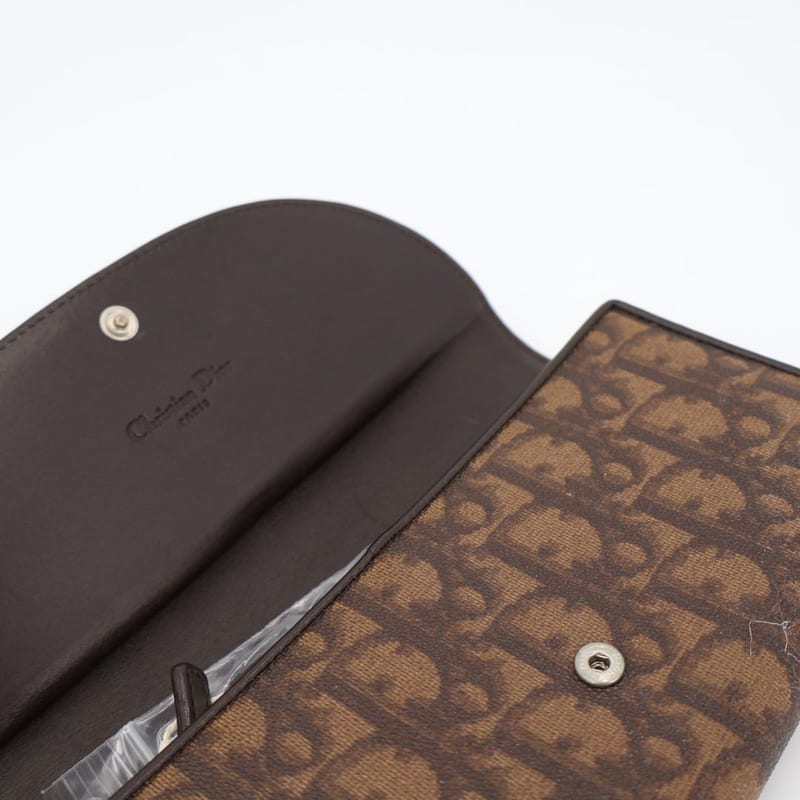 Christian Dior Long Wallet Brand With Zipper — view 3