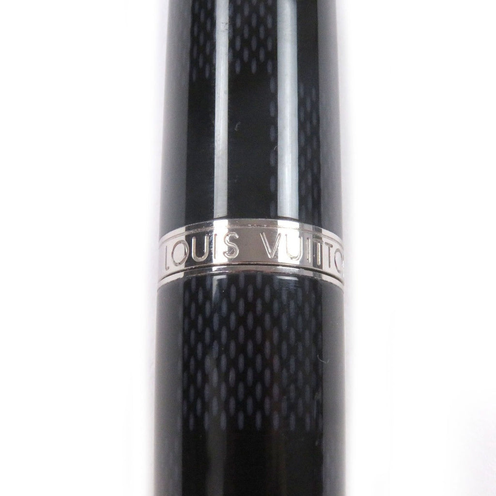 Louis Vuitton Grand Tour Damier Graphite Ballpoint Pen Silver Black — view 6