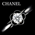 Chanel Camellia Collection Diamond 026 CT D-Vvs 1-3 ex Ring Pt950 45 — view 2
