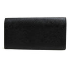 Gucci Long Wallet Men Leather Black Cao2 N 1040 Interlocking — view 2