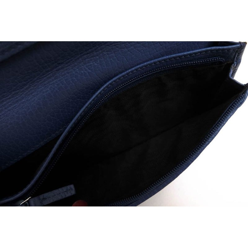 Gucci Long Wallet Men Leather Black Cao2 N 1040 Interlocking — view 8