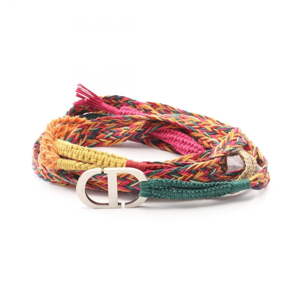 Dior Belt Natural Multi Fabric