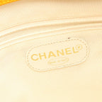 Chanel Tote Triple CC Logo Orange Caviar Leather Coco — view 4