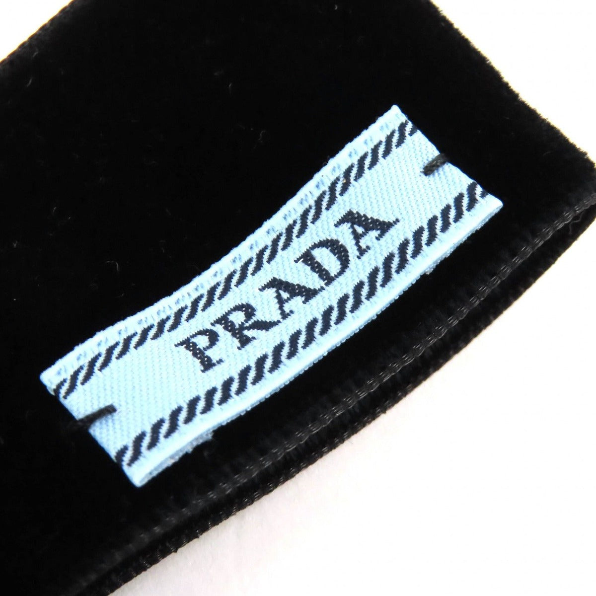 Prada Velvet Ribbon Barrette Hair Clip — view 5
