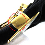 Prada Velvet Ribbon Barrette Hair Clip — view 6