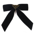 Prada Velvet Ribbon Barrette Hair Clip