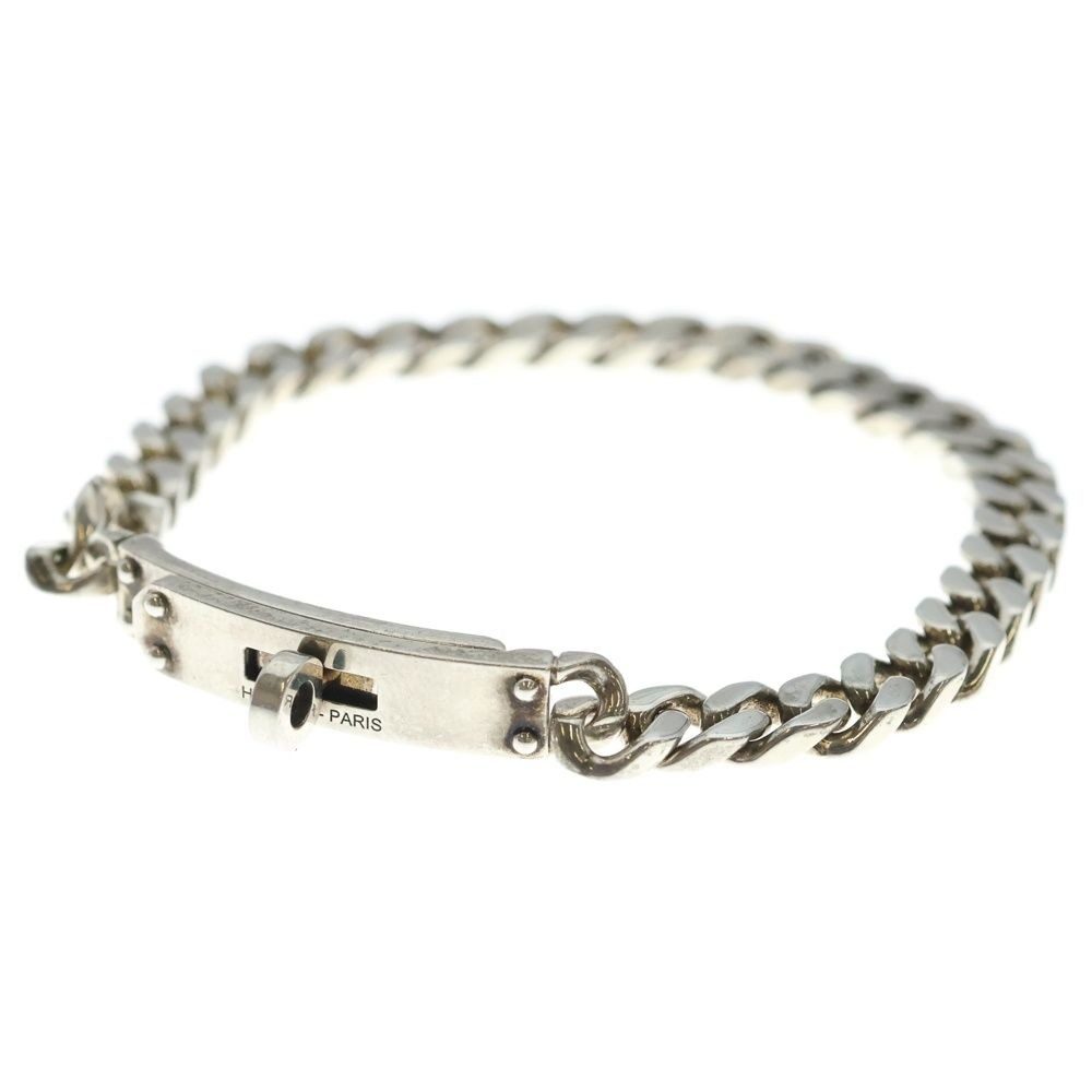 Hermes Kelly Gourmet TPM Bracelet Silver