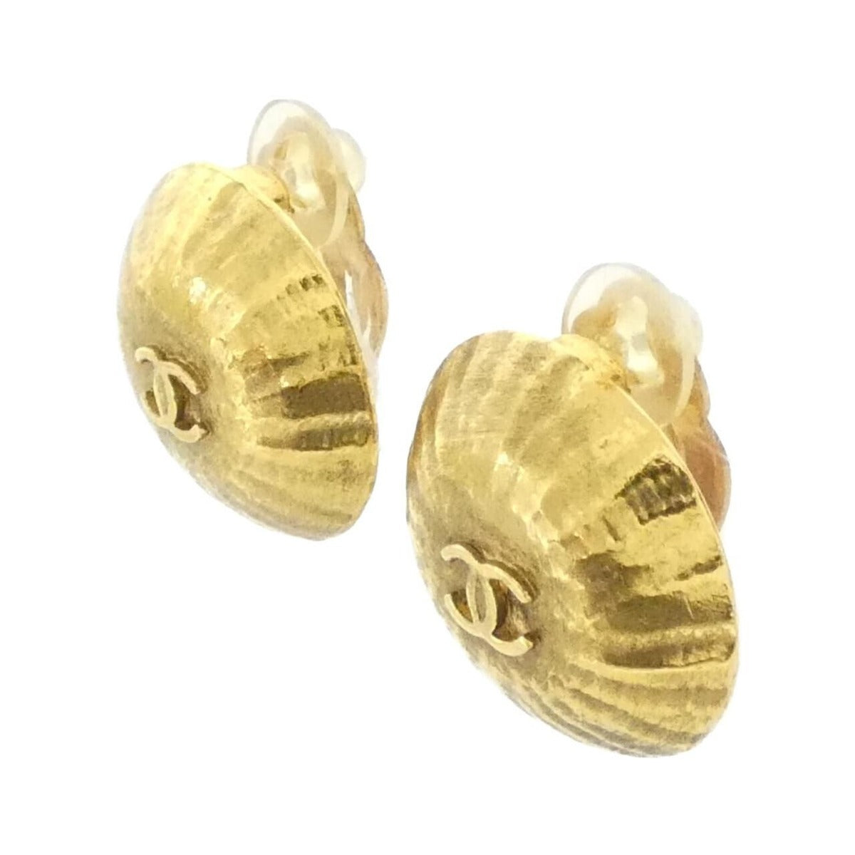 Chanel Vintage Earrings Gold — view 2
