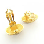 Chanel Vintage Earrings Gold — view 7