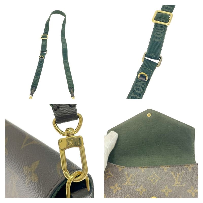 Louis Vuitton Monogram Muerte Pochette Felicie Brown — view 9
