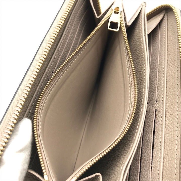 Louis Vuitton Empreinte Zippy Wallet Beige — view 8