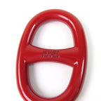 Hermes Metal Logo Chaine D'ancre Scarf Ring Red — view 6