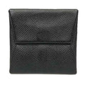 Hermes Bastia Coin Case Porte Monnaie Leather Black