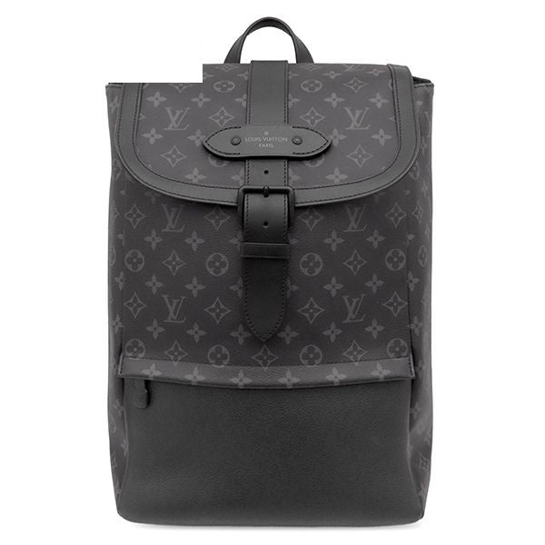 Louis Vuitton Backpack Saumur Monogram Eclipse Black