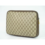Gucci Vintage GG Supreme Clutch Beige — view 2
