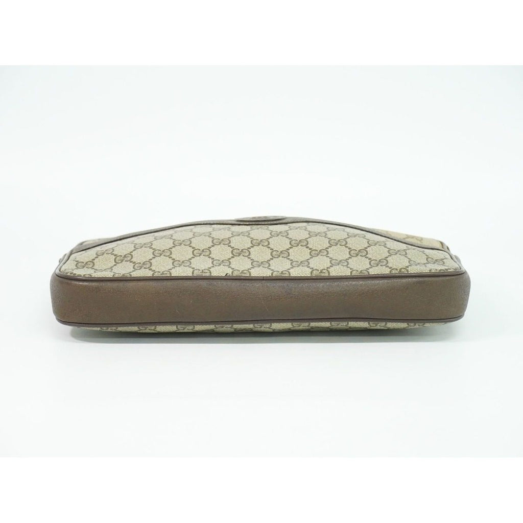 Gucci Vintage GG Supreme Clutch Beige — view 3