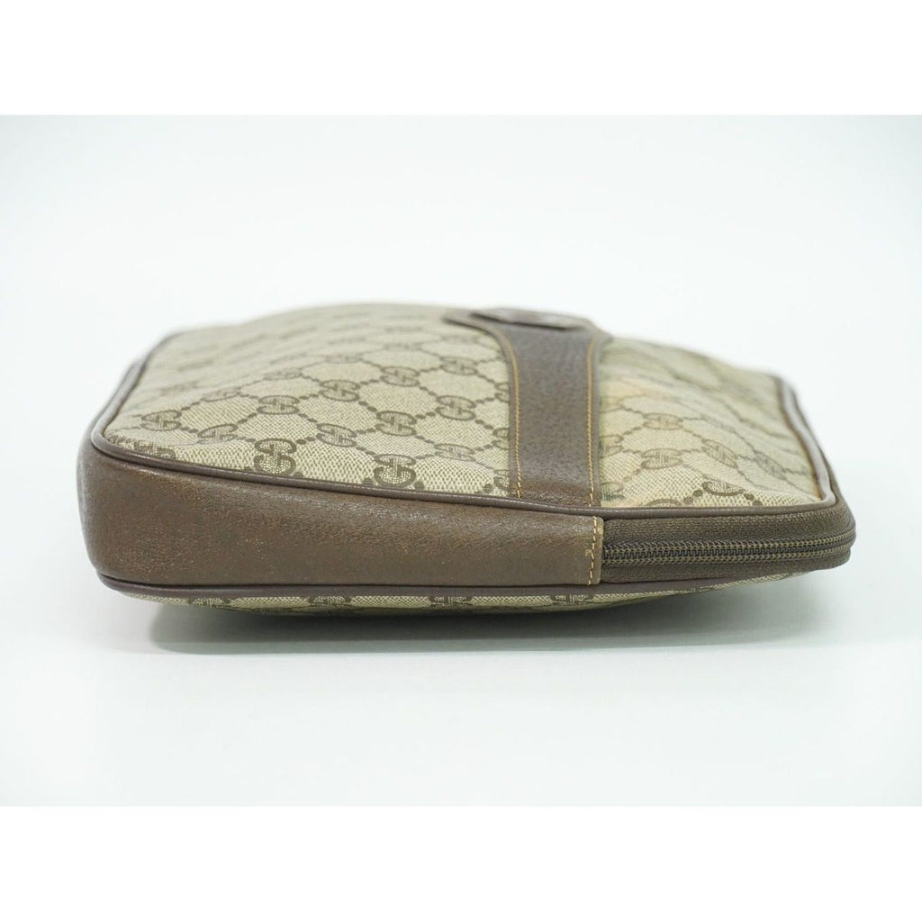 Gucci Vintage GG Supreme Clutch Beige — view 4