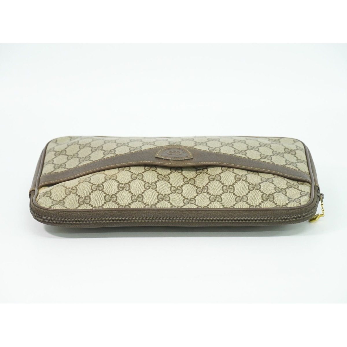 Gucci Vintage GG Supreme Clutch Beige — view 5