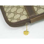 Gucci Vintage GG Supreme Clutch Beige — view 6