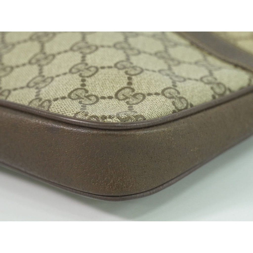 Gucci Vintage GG Supreme Clutch Beige — view 7