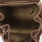 Gucci Mini Bamboo Backpack Brown Suede Leather — view 9