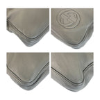 Gucci Soho Grey Silver Hardware Leather Business Bag Shoulder — view 3