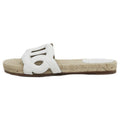 Hermes Espadrilles Sandals Famosa Size 36 White Natural Shoes
