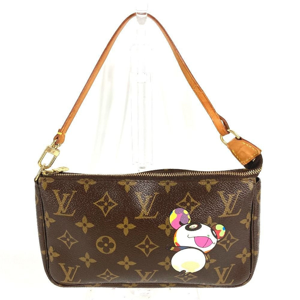 Louis Vuitton Shoulder Bag Pochette Monogram Canvas Brown