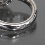 Chanel Sapphire Diamond Ring 18K White Gold 750 E0969 — view 8