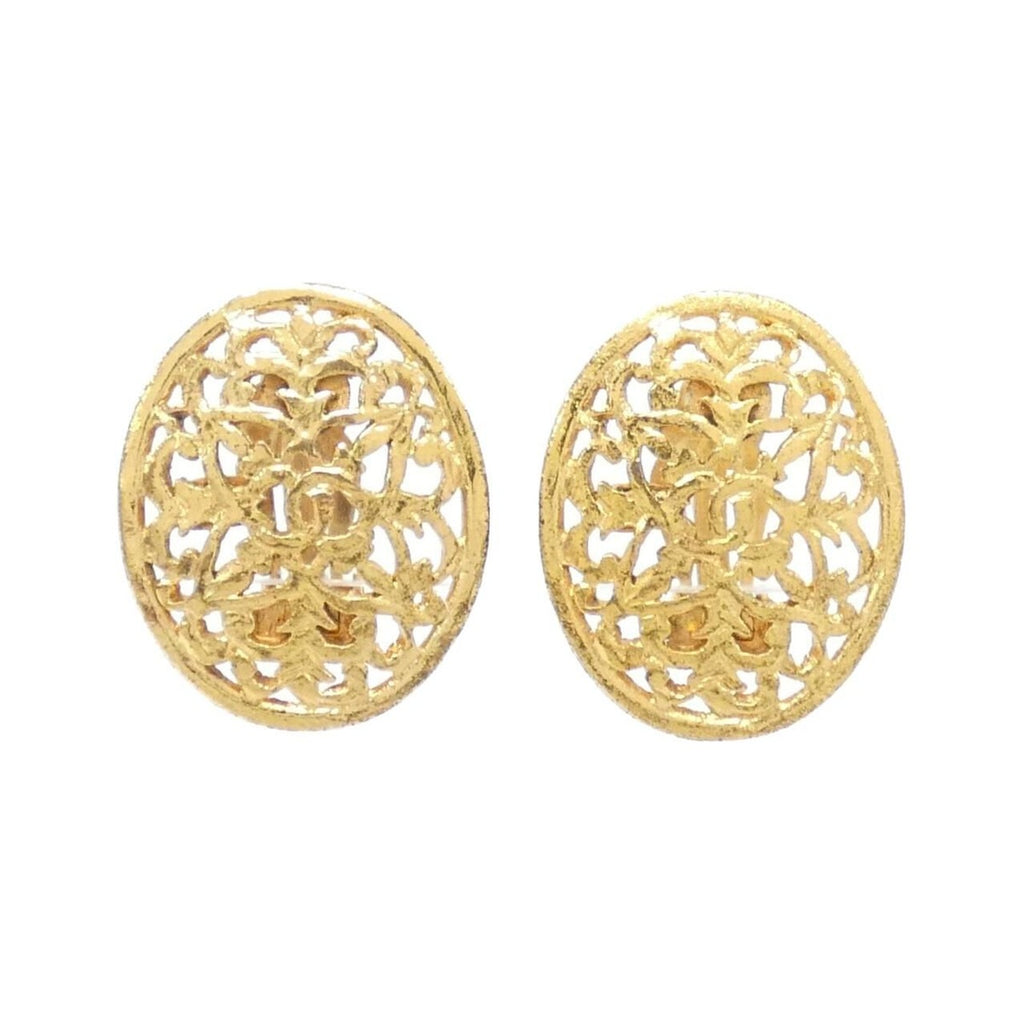 Chanel Vintage Earrings Gold