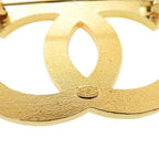 Chanel Bicolor Coco Mark Metal Gold Pink Brooch 0848 — view 4