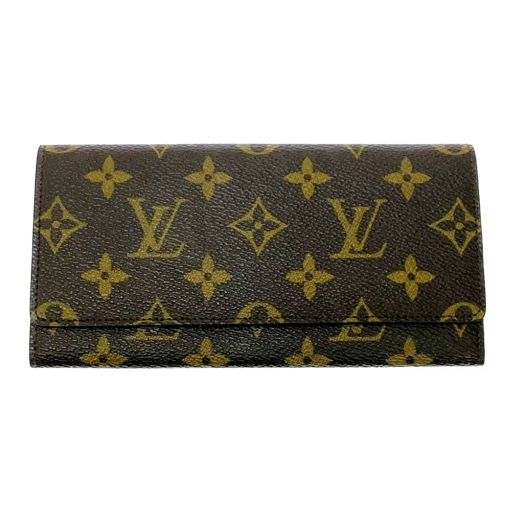 Louis Vuitton Monogram Portefeuille Long Wallet Brown