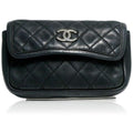 Chanel Quilted Leather Chain Shoulder Bag Pouch