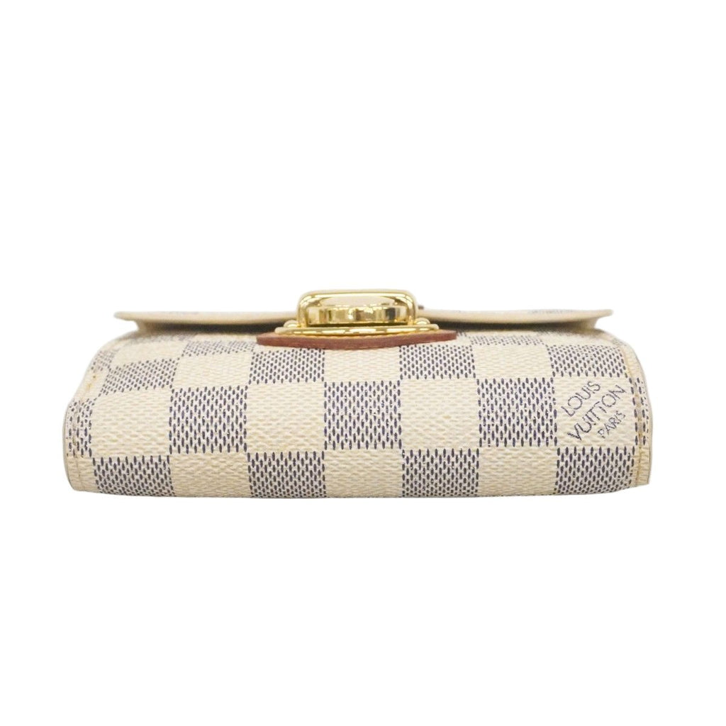 Louis Vuitton Trifold Wallet Damier Azur Portefeuille Joy White — view 2