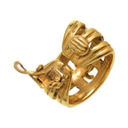 Chanel Coco Mark 96 P Metal Gold Earrings 0101 — view 5